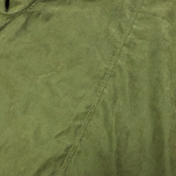 Brandy Melville Army Green Button Zip Front Utility Jacket Size One Si - Picture 14 of 16